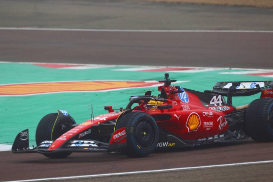 Lewis Hamilton (GBR) drives the Ferrari for the first time - Fiorano Modenese, Italy - www.xpbimages.com, EMail: requests@xpbimages.com &copy; Copyright:  XPB Images