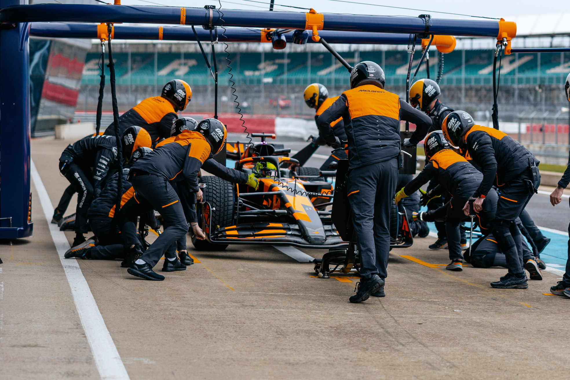 New McLaren MCL39 breaks cover, hits the track in camo