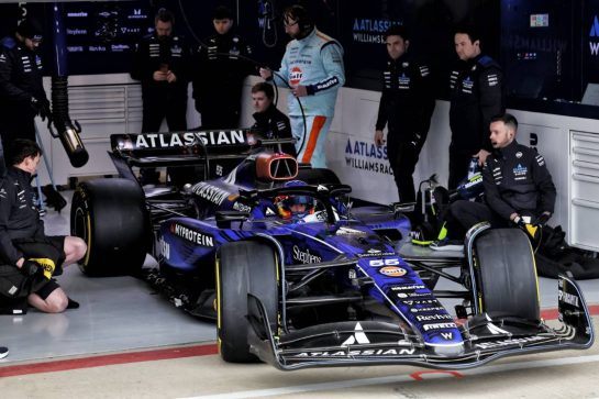 Carlos Sainz (ESP) Williams Racing FW46.
Formula One World Championship, Atlassian Williams Racing FW47 Launch, Silverstone, England, Friday 14th February 2025.