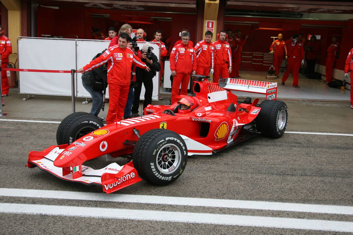 Rossi recalls ‘paranoid’ encounter with Schumacher at Ferrari test