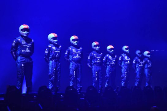 Williams Racing.
18.02.2025. Formula One World Championship, F1 75 Live. O2 Arena, London, England.
- www.xpbimages.com, EMail: requests@xpbimages.com &copy; Copyright: Batchelor / XPB Images