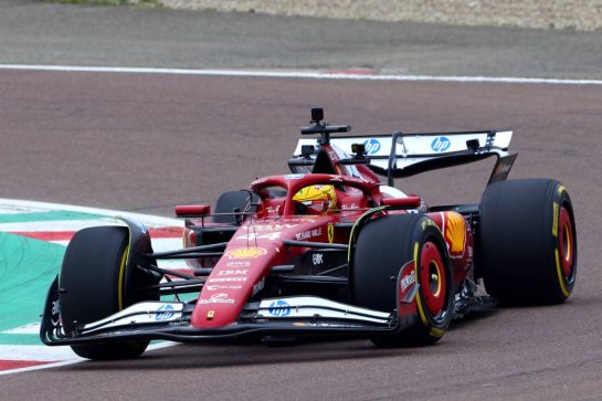 Lewis Hamilton (GBR) Ferrari SF-25.
19.02.2025. Formula One World Championship, Ferrari SF-25 Shakedown, Fiorano, Italy.
- www.xpbimages.com, EMail: requests@xpbimages.com © Copyright: XPB Images
