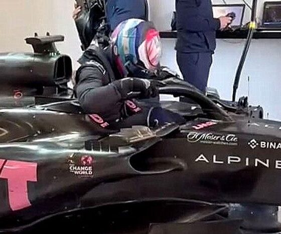 Colapinto gets first on-track outing with Alpine