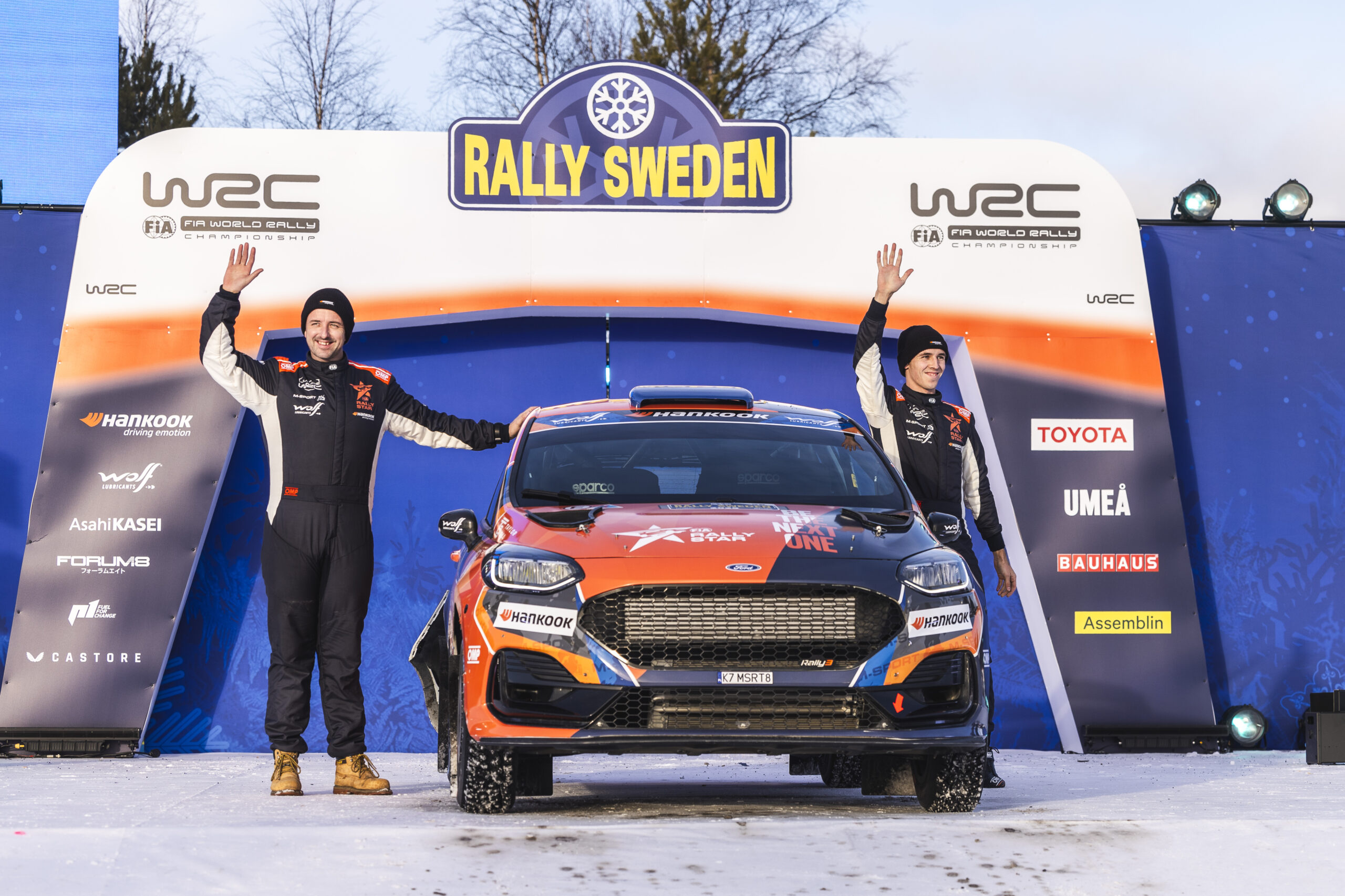 FIA RALLY STAR DRIVERS SHINE ON ICE AT RALLY SWEDEN