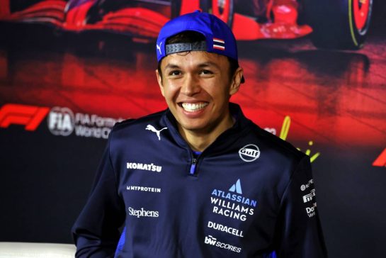 Alexander Albon (THA) Atlassian Williams Racing in the FIA Press Conference.
20.03.2025. Formula 1 World Championship, Rd 2, Chinese Grand Prix, Shanghai, China, Preparation Day.
- www.xpbimages.com, EMail: requests@xpbimages.com © Copyright: Moy / XPB Images