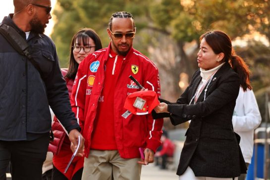 Lewis Hamilton (GBR) Ferrari.
20.03.2025. Formula 1 World Championship, Rd 2, Chinese Grand Prix, Shanghai, China, Preparation Day.
- www.xpbimages.com, EMail: requests@xpbimages.com © Copyright: Moy / XPB Images