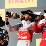 F1’s podium party gets a vibrant Pirelli twist