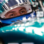 Drugovich in action with Aston Martin in Bahrain FP1