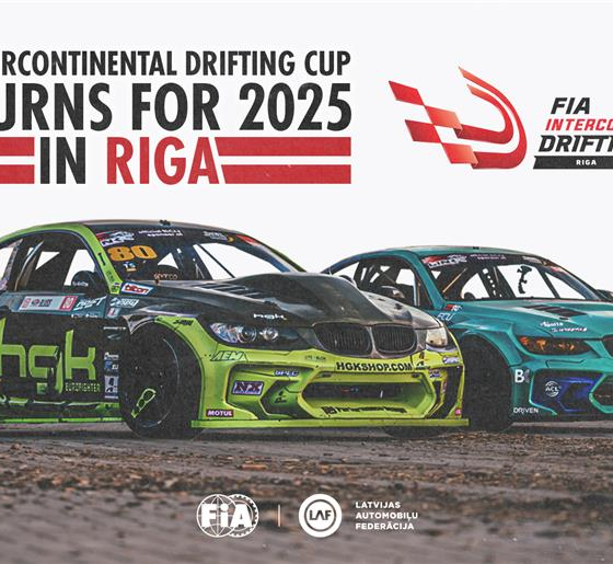FIA Intercontinental Drifting Cup Returns for 2025 in Riga