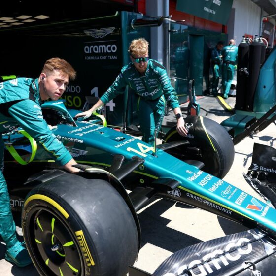 Newey set for first F1 race weekend with Aston Martin