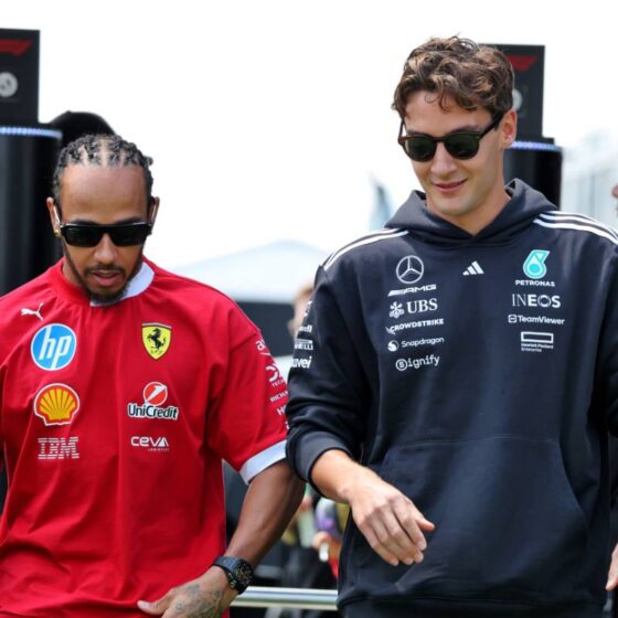 Russell suggests Hamilton may be hurting his own cause at Ferrari