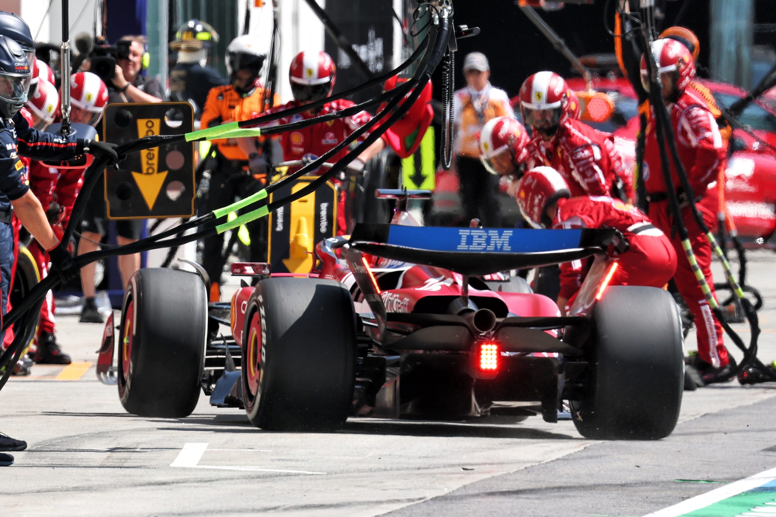 Leclerc left frustrated after Ferrari ignores one-stop plea