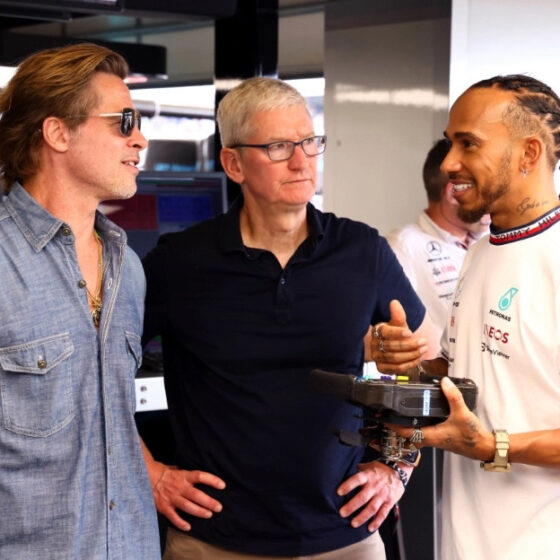 ‘A gem and a gent’: Brad Pitt praises Hamilton’s role in F1 movie