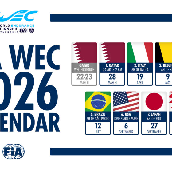 WEC: 2026 calendar announced, continues recent stability