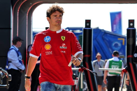 Charles Leclerc (MON) Ferrari.
03.07.2025. Formula 1 World Championship, Rd 12, British Grand Prix, Silverstone, England, Preparation Day.
 - www.xpbimages.com, EMail: requests@xpbimages.com &copy; Copyright: Rew / XPB Images