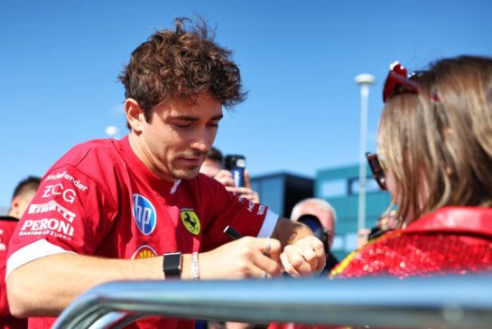 Charles Leclerc (MON) Ferrari.
03.07.2025. Formula 1 World Championship, Rd 12, British Grand Prix, Silverstone, England, Preparation Day.
- www.xpbimages.com, EMail: requests@xpbimages.com &copy; Copyright: Bearne / XPB Images