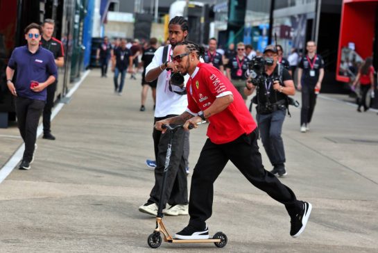 Lewis Hamilton (GBR) Ferrari.
03.07.2025. Formula 1 World Championship, Rd 12, British Grand Prix, Silverstone, England, Preparation Day.
- www.xpbimages.com, EMail: requests@xpbimages.com &copy; Copyright: Davenport / XPB Images