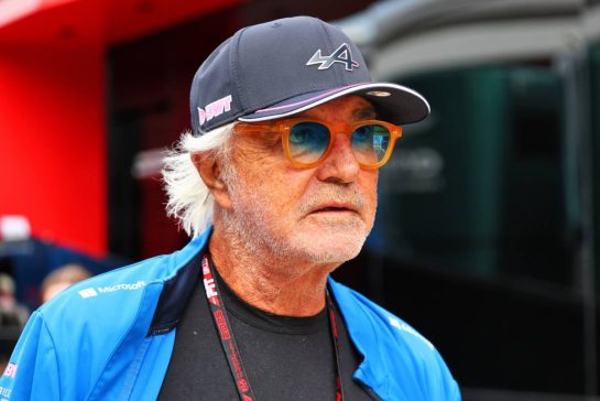Flavio Briatore (ITA) Alpine F1 Team Executive Advisor.
03.07.2025. Formula 1 World Championship, Rd 12, British Grand Prix, Silverstone, England, Preparation Day.
- www.xpbimages.com, EMail: requests@xpbimages.com &copy; Copyright: Batchelor / XPB Images