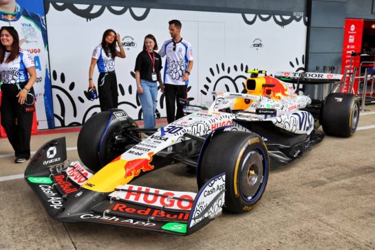 Racing Bulls VCARB 02 - livery.
03.07.2025. Formula 1 World Championship, Rd 12, British Grand Prix, Silverstone, England, Preparation Day.
- www.xpbimages.com, EMail: requests@xpbimages.com &copy; Copyright: Batchelor / XPB Images