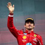 Leclerc explains blunt radio quip during Belgian GP podium run