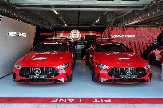Mercedes FIA Medical Cars.
31.07.2025. Formula 1 World Championship, Rd 14, Hungarian Grand Prix, Budapest, Hungary, Preparation Day.
- www.xpbimages.com, EMail: requests@xpbimages.com © Copyright: Moy / XPB Images