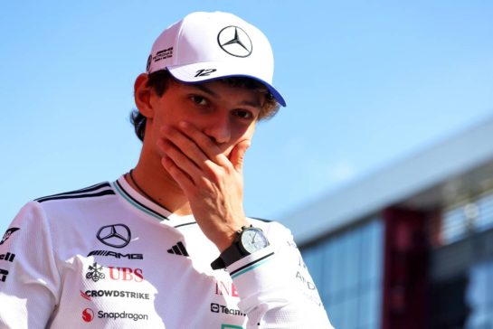 Andrea Kimi Antonelli (ITA) Mercedes AMG F1.
31.07.2025. Formula 1 World Championship, Rd 14, Hungarian Grand Prix, Budapest, Hungary, Preparation Day.
- www.xpbimages.com, EMail: requests@xpbimages.com © Copyright: Bearne / XPB Images