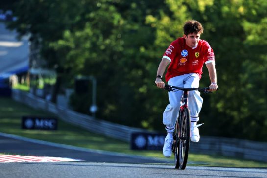 Charles Leclerc (MON) Ferrari rides the circuit.
31.07.2025. Formula 1 World Championship, Rd 14, Hungarian Grand Prix, Budapest, Hungary, Preparation Day.
- www.xpbimages.com, EMail: requests@xpbimages.com © Copyright: Moy / XPB Images