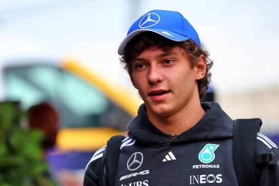 Andrea Kimi Antonelli (ITA) Mercedes AMG F1.
28.08.2025. Formula 1 World Championship, Rd 15, Dutch Grand Prix, Zandvoort, Netherlands, Preparation Day.
- www.xpbimages.com, EMail: requests@xpbimages.com © Copyright: Batchelor / XPB Images