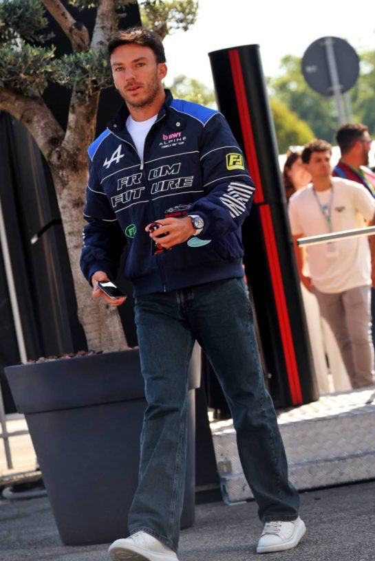 Pierre Gasly (FRA) Alpine F1 Team.
04.09.2025. Formula 1 World Championship, Rd 16, Italian Grand Prix, Monza, Italy, Preparation Day.
- www.xpbimages.com, EMail: requests@xpbimages.com &copy; Copyright: Bearne / XPB Images