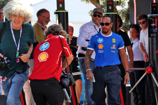 Lewis Hamilton (GBR) Ferrari.
04.09.2025. Formula 1 World Championship, Rd 16, Italian Grand Prix, Monza, Italy, Preparation Day.
 - www.xpbimages.com, EMail: requests@xpbimages.com &copy; Copyright: Rew / XPB Images