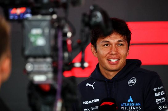 Alexander Albon (THA) Atlassian Williams Racing.
18.09.2025. Formula 1 World Championship, Rd 17, Azerbaijan Grand Prix, Baku Street Circuit, Azerbaijan, Preparation Day.
- www.xpbimages.com, EMail: requests@xpbimages.com &copy; Copyright: Batchelor / XPB Images