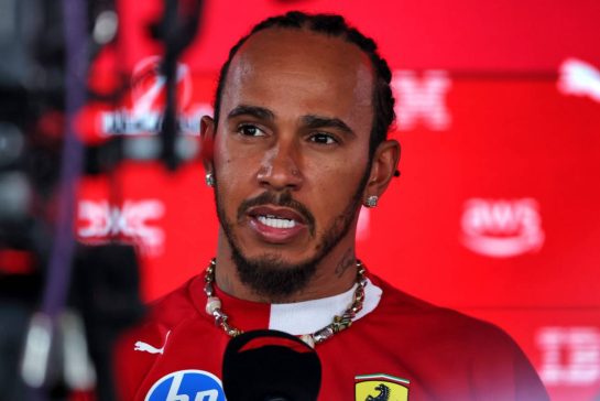 Lewis Hamilton (GBR) Ferrari.
18.09.2025. Formula 1 World Championship, Rd 17, Azerbaijan Grand Prix, Baku Street Circuit, Azerbaijan, Preparation Day.
 - www.xpbimages.com, EMail: requests@xpbimages.com &copy; Copyright: Rew / XPB Images