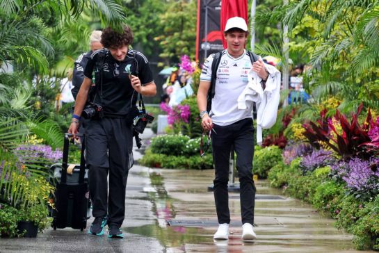 Andrea Kimi Antonelli (ITA) Mercedes AMG F1.
02.10.2025. Formula 1 World Championship, Rd 18, Singapore Grand Prix, Marina Bay Street Circuit, Singapore, Preparation Day.
- www.xpbimages.com, EMail: requests@xpbimages.com &copy; Copyright: Bearne / XPB Images