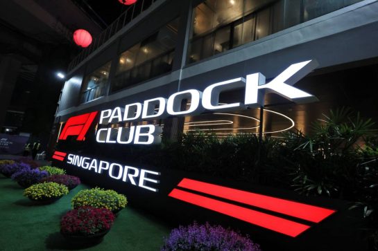 Paddock Club atmosphere.
02.10.2025. Formula 1 World Championship, Rd 18, Singapore Grand Prix, Marina Bay Street Circuit, Singapore, Preparation Day.
- www.xpbimages.com, EMail: requests@xpbimages.com &copy; Copyright: Moy / XPB Images