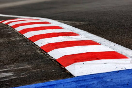 Circuit atmosphere - kerb detail.
23.10.2025. Formula 1 World Championship, Rd 20, Mexican Grand Prix, Mexico City, Mexico, Preparation Day.
- www.xpbimages.com, EMail: requests@xpbimages.com © Copyright: Moy / XPB Images