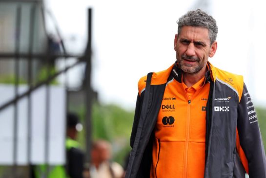 Andrea Stella (ITA) McLaren Team Principal.
06.11.2025. Formula 1 World Championship, Rd 21, Brazilian Grand Prix, Sao Paulo, Brazil, Preparation Day.
 - www.xpbimages.com, EMail: requests@xpbimages.com &copy; Copyright: Rew / XPB Images