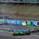 São Paulo GP: Norris wins disrupted Sprint as Piastri crashes