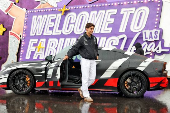 George Russell (GBR) Mercedes AMG F1.
19.11.2025. Formula 1 World Championship, Rd 22, Las Vegas Grand Prix, Las Vegas, Nevada, USA, Preparation Day.
- www.xpbimages.com, EMail: requests@xpbimages.com &copy; Copyright: Bearne / XPB Images