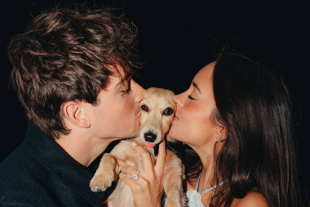 Leclerc engaged to Alexandra Saint Mleux – with a little help from Leo