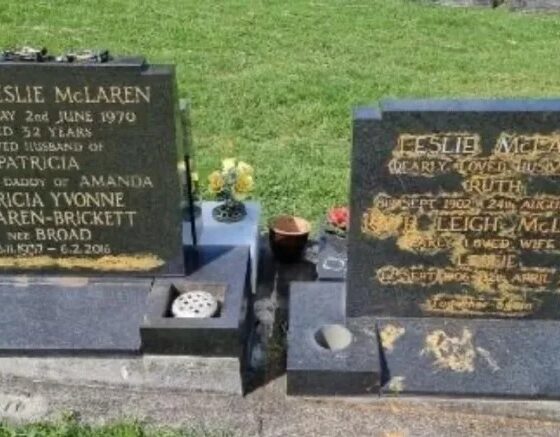 McLaren family graves defaced in shocking vandalism spree