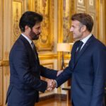 FIA President Mohammed Ben Sulayem Meets With French President Emmanuel Macron in Paris