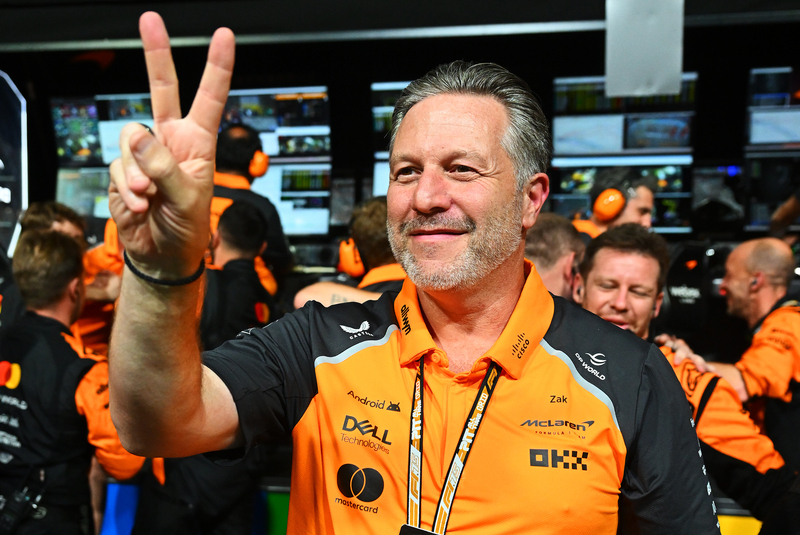 Steiner roasts Zak Brown’s viral radio fail in Abu Dhabi