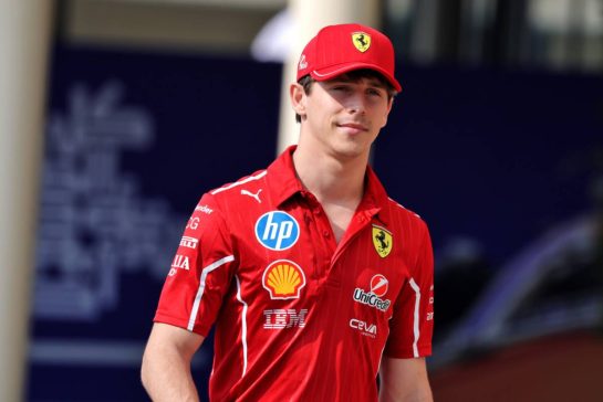 Arthur Leclerc (FRA) Ferrari Test Driver.
04.12.2025. Formula 1 World Championship, Rd 24, Abu Dhabi Grand Prix, Yas Marina Circuit, Abu Dhabi, Preparation Day.
- www.xpbimages.com, EMail: requests@xpbimages.com &copy; Copyright: Moy / XPB Images