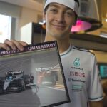Leclerc’s ‘naughty’ Christmas gift leaves Russell ‘lost for words’