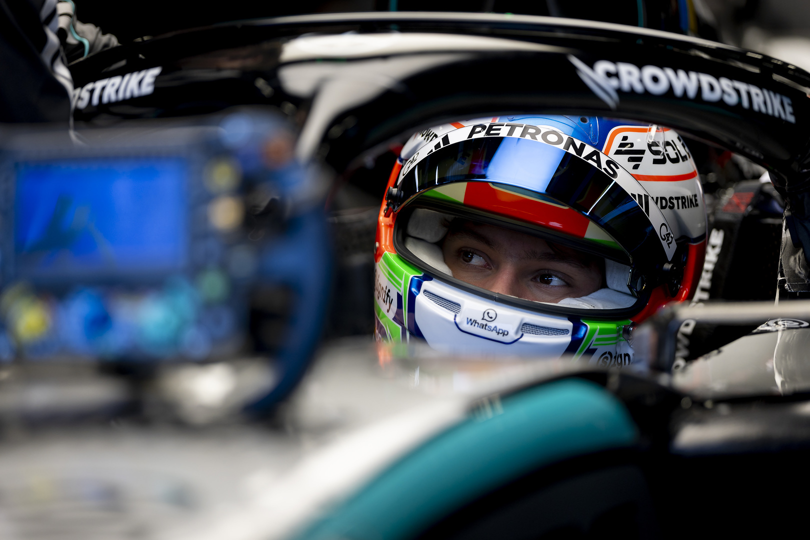 Big mileage, early confidence: Mercedes open Barcelona shakedown strongly