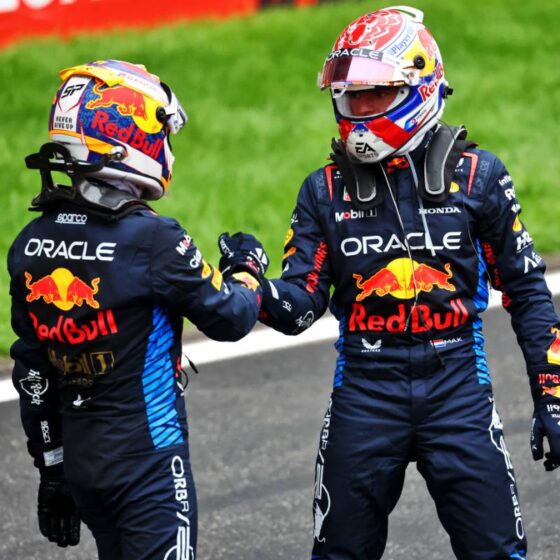 A promise kept: Verstappen’s special gift brings smile to Perez