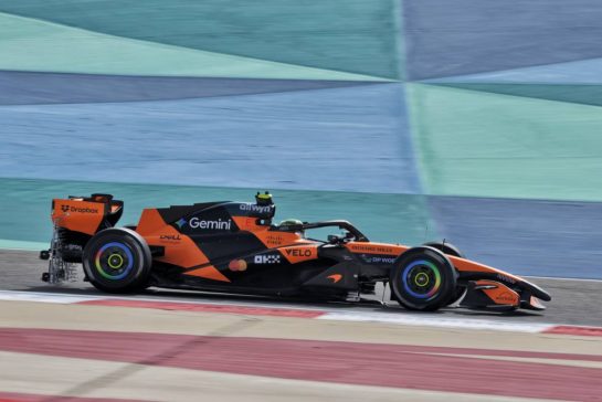 Lando Norris (GBR) McLaren F1 Team MCL40.
12.02.2026. Formula 1 Testing, Bahrain Test One, Sakhir, Bahrain, Day Two.
- www.xpbimages.com, EMail: requests@xpbimages.com &copy; Copyright: Moy / XPB Images