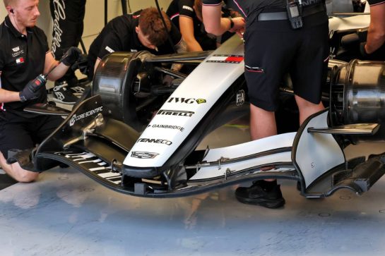 Cadillac Formula 1 Team Car front wing.
12.02.2026. Formula 1 Testing, Bahrain Test One, Sakhir, Bahrain, Day Two.
- www.xpbimages.com, EMail: requests@xpbimages.com &copy; Copyright: Batchelor / XPB Images