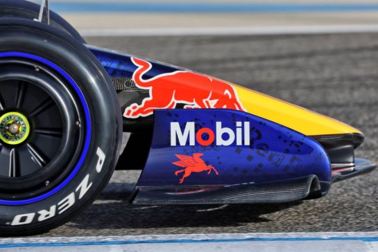 Red Bull Racing RB22 front wing detail.
12.02.2026. Formula 1 Testing, Bahrain Test One, Sakhir, Bahrain, Day Two.
- www.xpbimages.com, EMail: requests@xpbimages.com &copy; Copyright: Moy / XPB Images
