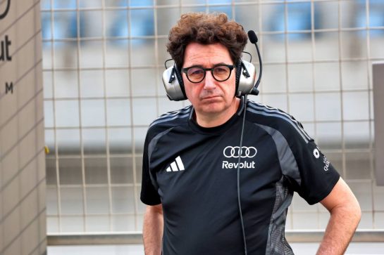 Mattia Binotto (ITA) Audi F1 Team Motorsport Chief Operating and Chief Technical Officer.
12.02.2026. Formula 1 Testing, Bahrain Test One, Sakhir, Bahrain, Day Two.
- www.xpbimages.com, EMail: requests@xpbimages.com &copy; Copyright: Batchelor / XPB Images
